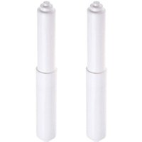 2Pcs Toilet Paper Holder Roller Plastic Toilet Paper Holder White Toilet Roll Holder Replacement Toilet Paper Holder Roller Set