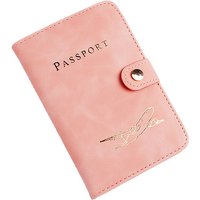 Cute Waterproof PU Leather Passport Holder Travel Credit Card Wallet for Men/Women - Waterproof Passport Cover