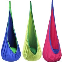 Chaise suspendue pour enfants, lit balançoire Portable en tissu Parachute, modèle de cour intérieure avec coussin gonflable, nouvelle collection