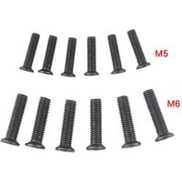 6Pcs Befestigungs Schraube M5/M6 22mm Linksgewinde Für UNF Bohrfutter Schaft Adapter Schraube Elektrische bohrer Zubehör