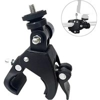 AliExpress NONE Universal 360 Degree Rotating 1/4 Camera DV Bike Bicycle Handlebar Clamp Bracket Tripod Mount Screw Clip For DSLR Camera GoPro