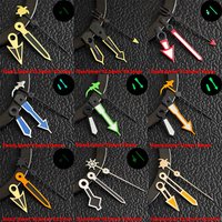 NH35 Hands Green Luminous Alien Watch Hands Fits NH35/NH36/NH38/NH70/NH71/NH72 Movements Accessories For Replaceable Watch Parts