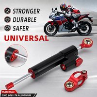 AliExpress NONE Motorcycles Accessories CNC Adjustable Damper Steering Stabiliz Universal For KTM HONDA Scooters Dirt Pit Bike Parts Durable