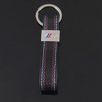 Leather Metal Logo Key Chain Car Keychain For BMW E46 E90 E39 E60 E36 E30 E61 E91 E92 E87 F10 F20 F30 X5 E70 E53 G30 E91 E92 E93