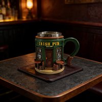 EST 1999 Irish Pub Design Beer Mug Insulated Stainless Steel Liner Drinkware