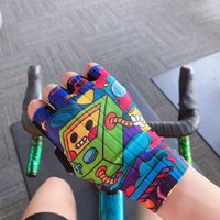 Non-Slip Silicone Cycling Gloves, Mountain Bike Riding Gloves, Gym and Outdoor Sports