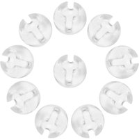 12Pcs Bead Chain Stop Transparent Fixer for Curtains Vertical and Roller Blinds Adjustable Replacement Beads Chain Stops