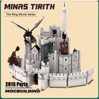 The Rings Movie Scene MOC Building Blocks White City Collection Minas Tirith Technology Bricks Creative Model Toys Xmas Gifts