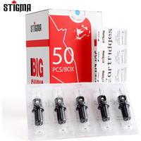 STIGMA 20/50PCS Tattoo Cartridge Needles Round Liner 1RL 3RL 5RL 7RL 9RL Disposable For Tattoo Machine Pen