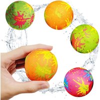 10-100Pcs Reusable Water Balloons,Absorbent Soaker Water Balls for Kids,Summer Beach Swimming Pool Party Favors,Kids Pool Toys