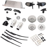 RC Brake Disc Mirror Exhaust Wipers Kit for 1/10 Drift Car Tamiya MST YOKOMO HPI