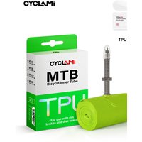 AliExpress CYCLAMI Bike Inner Tube Ultralight TPU Hose Metal Presta Valve FV Removable Bike Accessories For Mountain 1.9 2.5 MTB 29 27.5 26