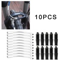 AliExpress TOOPRE 20-Piece Aluminum V Brake Noodle Set With Rubber Hoses Dustproof Bicycle Cable Guide Tubes Easy Installation Maintenance