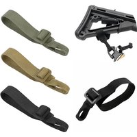 1/3 PCS,Tactical Buttstock Sling Mount Strap Webbing Rifle Shotgun Attachment Loop Adapter Adjustable Gun Sling Belt for Hunting