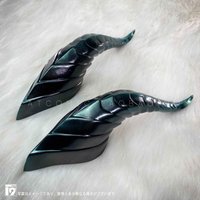 Anime Twisted-Wonderland Malleus Maleficent Horn CosPlay Props for Halloween Fancy Party Accessories
