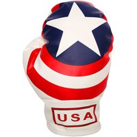 1 Pcs HELLO NRC Golf Headcovers for Driver Fairway Woods Boxing Glove USA PU Leather Golf Club #1 #3 #5 Wood Head Cover