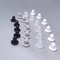 10/20/50/100~200Pcs 2.5/3/3.5/4mm Solid Silicone Rubber Hole Caps T-type Plug Cover Snap-on Gasket Blanking End Cap Seal Stopper