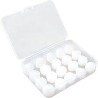 20pcs Silicone Ear Plugs Reusable Waterproof Earbud Sleeping Swimming Traveling Working Anti-noise Reduction Flexible Ear Aids