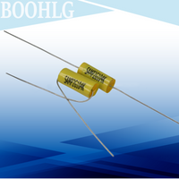 MKP CBB Film Capacitor 0.1uF 100nF 104 400V 2G Axial Non-Polar Audio Through-Coupling Capacitor for Audio Amplifier Circuit
