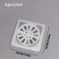 Disposable Hair Catcher for Shower Mesh Shower Drain Covers Floor Sink Strainer Filter Mesh Sticker Bathroom Accessories