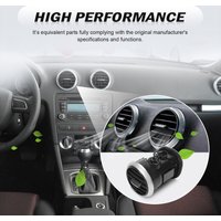 ABS Chrome Black Dash Air Vent Nozzle Compatible with A3 S3 8P 2008-2012#8P0820901C
