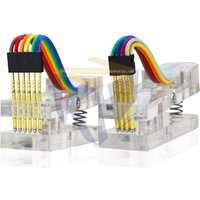 1pcs 2.54MM spacing test clip program burning clip PCB burning fixture programmer burning clip