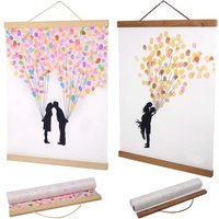 DIY Magnetic Wooden Poster Frame Painting Scroll A4 A3 Photo Picture Hanger