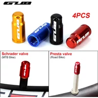 4pcs Aluminum Bicycle Tire Valve Cap Ultralight Mountain Road Bike Tyre Cap Schrader/Presta Tire Valve Protector MTB Accessories