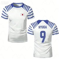 AliExpress Hot Toys 2026 New Captain Tsubasa Anime Men Women T-Shirt Japanese Flag Print Summer Short Sleeve Casual Tee Sport Kids Cycling T-Shirt