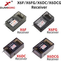 DUMBORC X6F/X6FG/P6DC/X6DCG 2.4G 6CH Radio Control System Receiver for X4 X5 X6 X6P Transmitter RC Car Boat Remote Controller