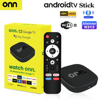 Onn 4K Android 13 Smart TV Box 4K Quad Core Set-Top Box 5G Connectivity 8GB 128G Voice Remote for Streaming Media Player image 4