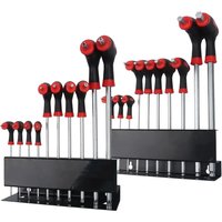 Professional Color Coded Long Hex Key Set,10 Piece Metric Allen Key Set,Easily Access Hard-to-Reach Spots, Includes Storage Case