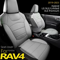 for 2026 toyota rav4 seat cover 2019 2020 2021 2022 2023 2024 leather seat covers full set Hybrid LE XLE Limited Premium