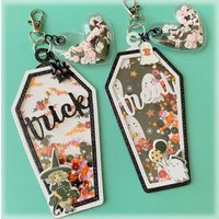 KSCRAFT Coffin Shaker Tags Metal Cutting Dies Stencils for DIY Scrapbooking Decorative Embossing DIY Paper Cards