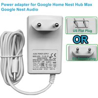 24V Power Supply adapte for Google Home Nest Hub Max Google Nest Audio Charger Power Cord For Google Nest Hub Max Nest Audio
