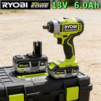 Original RYOBI ONE+ 18V 6.0/8.0Ah Rechargeable Lithium Battery High Capacity Long Runtime for All ONE+ Cordless Power Tools