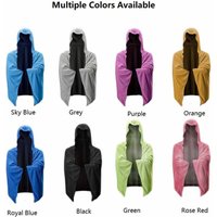 1pc Quick Dry Shawl Sports Coldproof Hooded Headband Camping Gym Wipe Sweating Cooling Towel Sunscreen Quick Dry Head Cover
