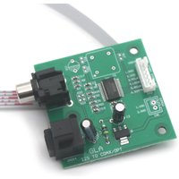 WM8805 I2S to SPDIF coaxial Fiber output board / IIS input coaxial output sampling 44.1K~192K I2S to COAX OPT digital signal