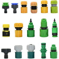 1/4 3/8 1/2 3/4 1 Inch Garden Hose Quick Connector Stop Water Connector Garden Irrigation Water Coupler Watering Pipe Fitting