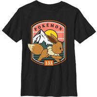 Pokémon Anime Eevee Printing Oversized Cotton T-shirt Men and Women Comfortable Fashion Y2K Children's Clothing Summer T-shirt