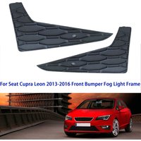 For Seat MK3 FR Leon 2013 2014 2015 2016 Front Bumper Fog Light Cover Grille Frame Pre‑Facelift Car Accessories 5F0853665B