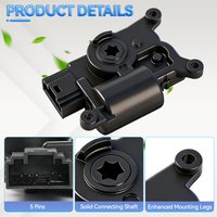 HVAC Heater Blend Air Door Control Actuator For Audi A3 Q2 TT Seat Ateca Leon Skoda Karoq Octavia VW 5Q0907511A, 5WA907511C