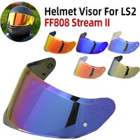 FF808 Stream II Full Face Helmet Visor For LS2 ff808 Motorcycle Helmet shield goggles Anti-UV Sunscreen Windshield Replace Lens