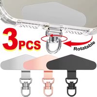 360° Rotation Metal Steel Phone Tether Tab Cell Phone Lanyard Patch Gasket Universal Cellphone Lanyard Safety Connecter Piece