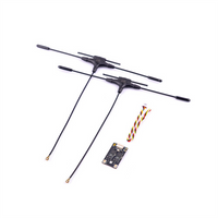 ćT07AćXR4 Gemini-X Dual Band ELRS Receiver 2.4GHZ/SUB-G 900MHZ RX With T-Type Antenna For RC FPV Drones Parts