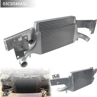 Silver/Black Intercooler For Audi RS3 8V Sportback/Sedan EVO3 2017+ Upgrade Competition Bar&Plate High Performance Aluminum