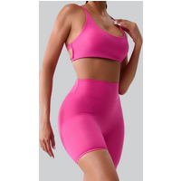 2PCS Women's Tracksuits Yoga Set Sportswear Gym Clothing Fitness Push Up Sports Bra High Waist Leggings Yoga Set Sports Suits