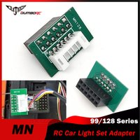 DUMBORC RC Car Lamp Light Set Adapter for MN Series MN128 MN78 MN99S MN98 MN86 Plug X6DC 6CH Receiver Part Universal Accessories