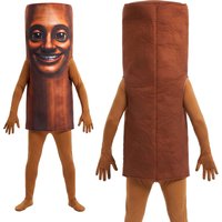 Tung Tung Tung Sahur Costume 3D Printed Face Sponge Suit Halloween Fancy Dress School Play Performance Costume Cosplay Outfit