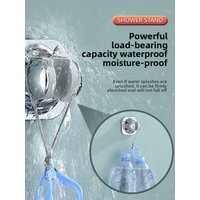 No-punch handheld shower holder bathroom hand spray bottom seat handheld shower head adjustable fixed seat